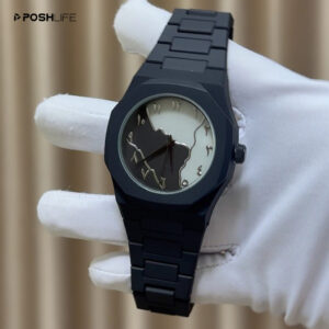 আরবিক ঘড়ি - সাদা এবং কালো