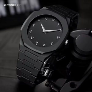 আরবিক ঘড়ি - ভিতরে সাদা লেখা